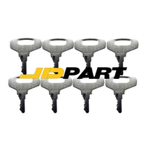 8X Ignition Keys 55240 ELI800104 For Kubota B6200D B6100E B9200DC F2000 B9200HST