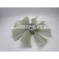 4 Holes 8 Leaves D1703 Fan Blade For Kubota Excavator Engine Parts