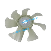 7 leaves 4 holes 3KR2 Fan Blade For Isuzu Excavator Engine Parts