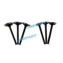 For Kubota Excavator Engine Parts WG972 intake and exhaust valves EG561-13110 EG561-13120