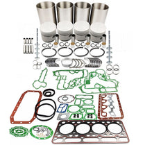 V1702 Overhaul Rebuild Kit Compatible with Kubota V1702 V1702B Engine L2850DT Tractor KH90 Mini Excavator Bobcat 743 733 Skid Loader