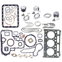 Overhaul Rebuild Kit NO Valves Liners Compatible with Kubota D1503 Engine Excavator KX91-3 U35 Loader R420 R420 L2900 L3000 L3010 L3130 Tractor Replacement Parts