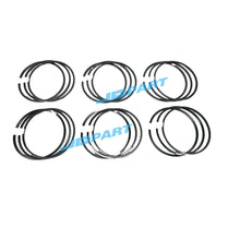 6PCS C15 Piston Rings Set 177-7496 176-5749 189-9771 Fit Caterpillar Engine Parts