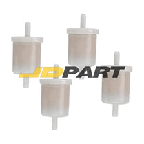 4X Fuel Filter 1258143012 For Kubota BX23 BX24 BX25 BX23D BX2660 BX2360 BX2370