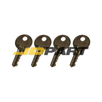 4X 455 Replacement Key 104466 Made to Fits Skyjack and Genie Lifts