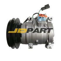 24V AC Compressor 4431081 For Caterpillar John Deere 120C 160C LC 180CW 450CLC