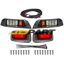 Golf Cart LED Headlight & Tail Light Kit for EZGO TXT Gas and Electric