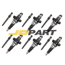 6X Fuel Injector 0986435503 for 2003-2004 Dodge Pick-up Ram Cummins 5.9L Engine