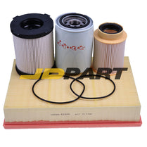 Air Oil Fuel Filter Kit GF419 GF420 PAF9066 LFP3900 for Nissan Titan XD 5.0