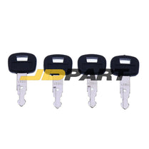 4 Keys 459A RC461-53930 For Kubota Mini Excavator Skid Steer Loader SVL75