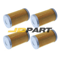 4X Fuel Filter 129100-55650 for Yanmar 3TN82E 3TNE84 4TN82E 4TN84E 4TNE84/88