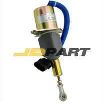 Fuel stop solenoid for Komatsu WA380-DZ-3 WA420-DZ-3 Wheel Loader with S6D114