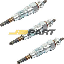 Set Of 3 Glow Plugs for Mitsubishi S3L S3L2 Engine Compact Tractor Digger Loader