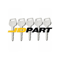 5Pcs Ignition Key TR261434-0001 for Komatsu Excavator Dozer Loader with Logo 787