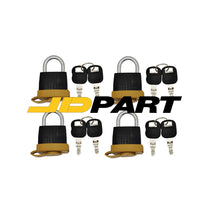 For Caterpillar Newest Style 4 Set Padlock Pad Lock with 8 Key 5P8500 246-2641