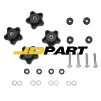 4X Top Window Knob 6664085 6675545 For Bobcat 751 753 763 863 864 883 S100 S130