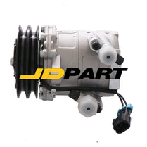 12V 2PK TM-08 A/C Compressor 6733655 For Bobcat T200 T250 T300 T320 T180 T190