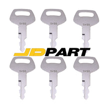 6X Ignition Keys S450 For JCB Sumitomo Linkbelt Case CX145C CX800B Excavator