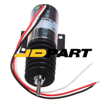 12V New Pull Solenoid P613-A57V12 DTP04-4P For Throttle Engine Continuous Duty