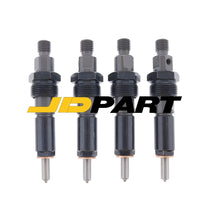 4X Injector J919343 M12 For Case 9030 9010B 580SK 580L 580SL 590SL 650G 850E