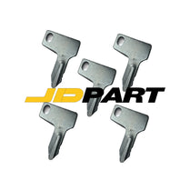 5X Keys 301 933110-00301 For Yanmar C50 V3-3 V4-3 V3-5 V4-5 V5 V3-6 C12R C30RUS