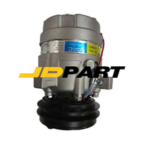 12V A/C Compressor 2208-6012B For Doosan E60 E82 DX35Z DX53W DX55 DX63-3 DX80R