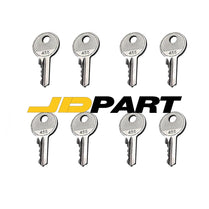 8X Ignition Keys 455 104466 For Skyjack Lift SJIII 3220 3226 4626 4632 SJ8831RT