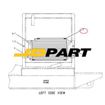 A/C Condenser Core 130-0253 For CAT 311B 312B 315B 318B 320B 325B 330B 345B 385B