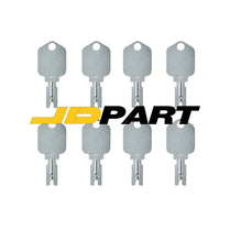 8XIgnition Key 6T-2663 166 186304 For Clark Yale Komatsu Hyster Gradall Gehl JLG