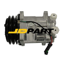 24V A/C Compressor 123/04999 714/40226 For JCB 4652 7603 Sanden 7H15 2PK 6BG1