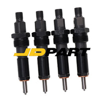 4X Fuel Injector J909476 For Case 1150E 688 780C Cummins 4BT 6BT 5.9L Engine