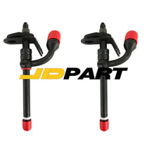 2X Injection Nozzle RE48786 RE44508 For John Deere 110 120 160LC 200LC 690ELC