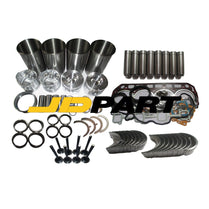 Overhaul Rebuild Kit For Yanmar 4TNV88 Komatsu 4D88E 4D88E-6 4D88-6 WA50-6