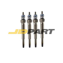 4PCS Glow Plugs for Caterpillar CAT 247B 257B 216B 226B 232B 242B 3024C 3024T
