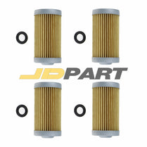 4pack Fuel Filter for Massey Ferguson 1428V 1431 1523 1528 1529 1531 1532 1533