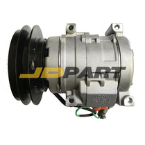 AC Compressor for Caterpillar John Deere 450CLC for 20Y-979-6121 10S15C 24V